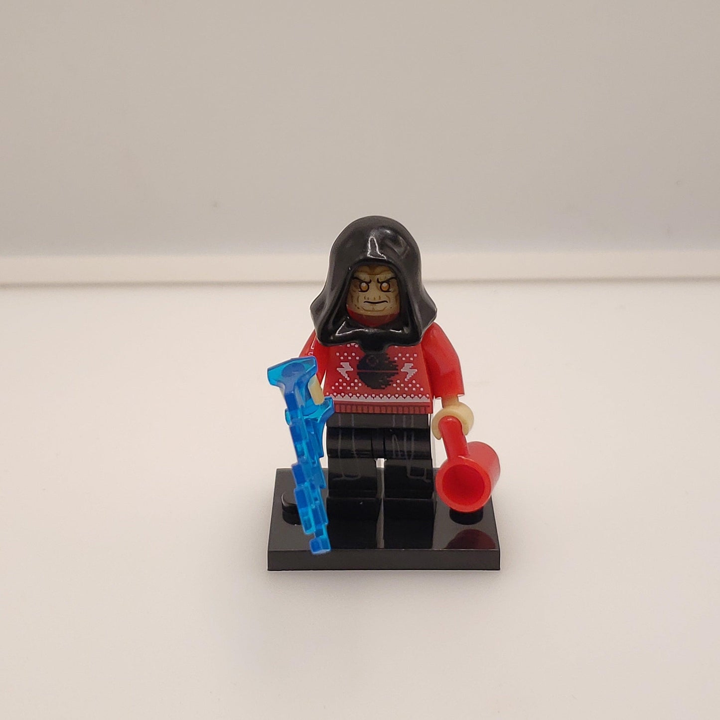Custom Lego Compatible Holiday Emperor Palpatine Minifig