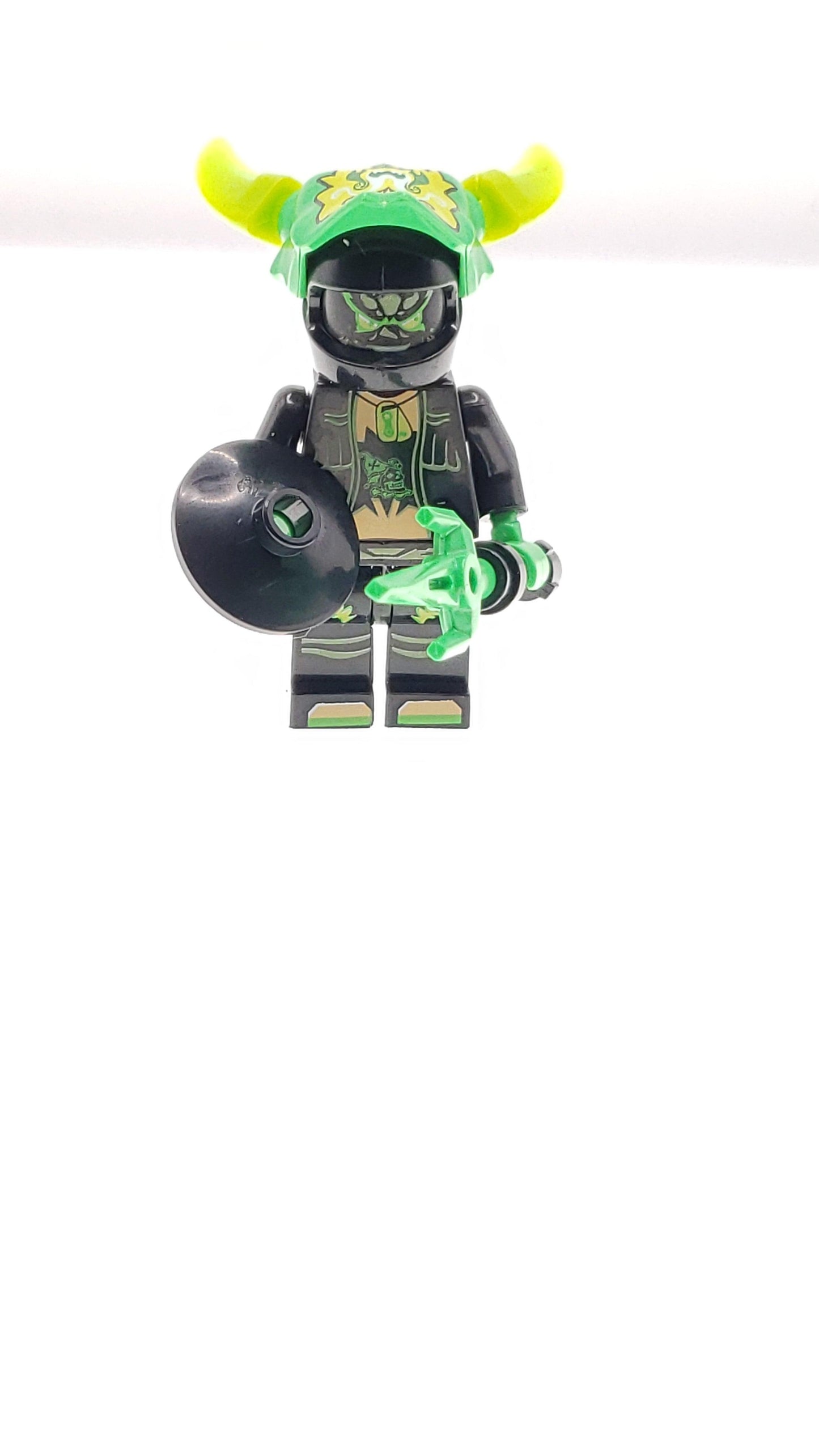 Custom Lego Compatible Ninjago Green Oni Mask Minifig