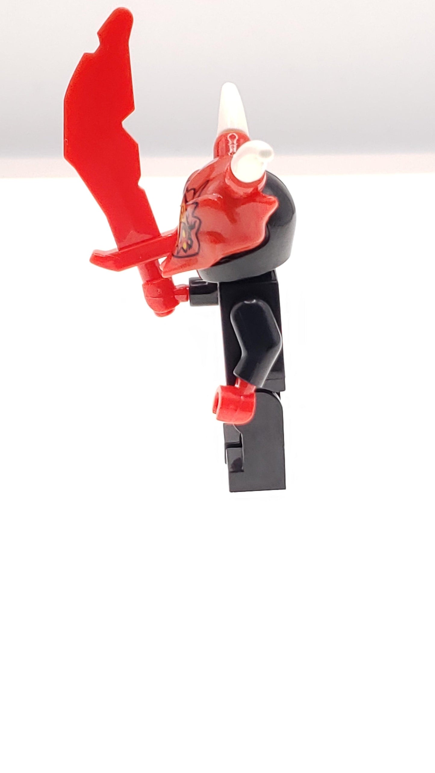 Custom Lego Compatible Ninjago Red Oni Mask Minifig