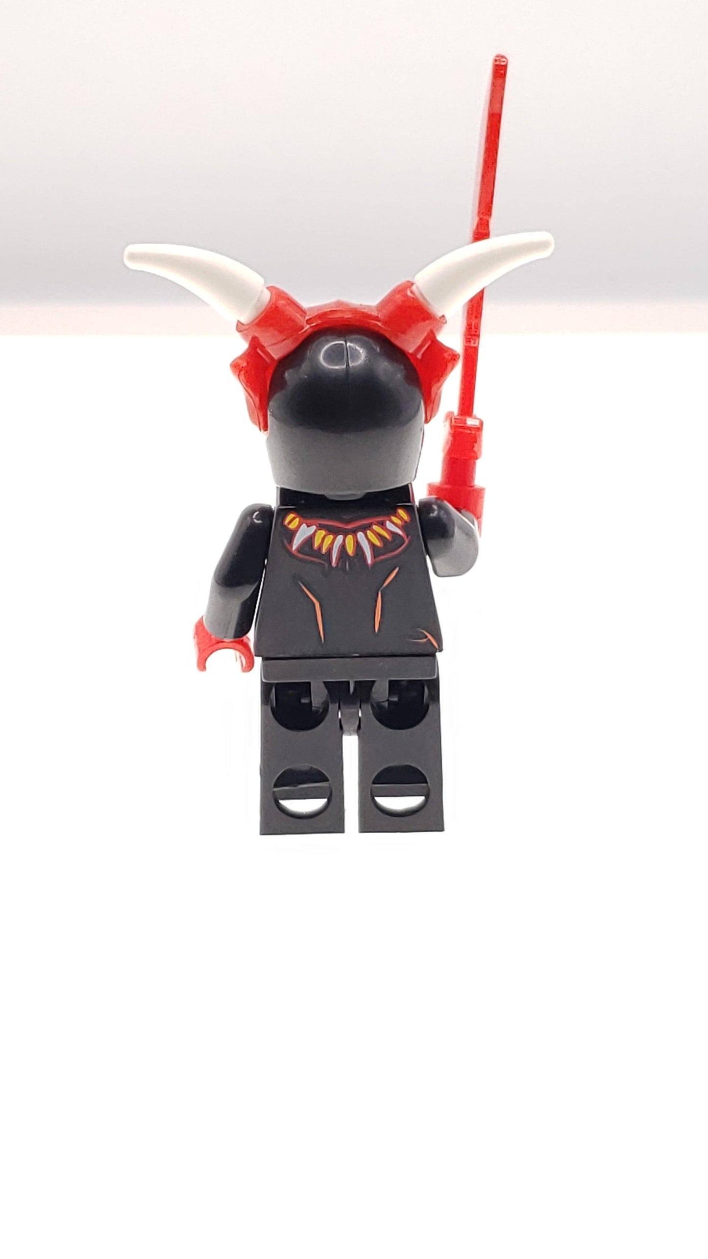 Custom Lego Compatible Ninjago Red Oni Mask Minifig