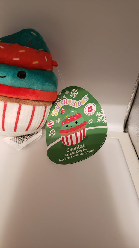 Original Squishmallow Hundespielzeug - Chantal der Cupcake 4,5 Zoll