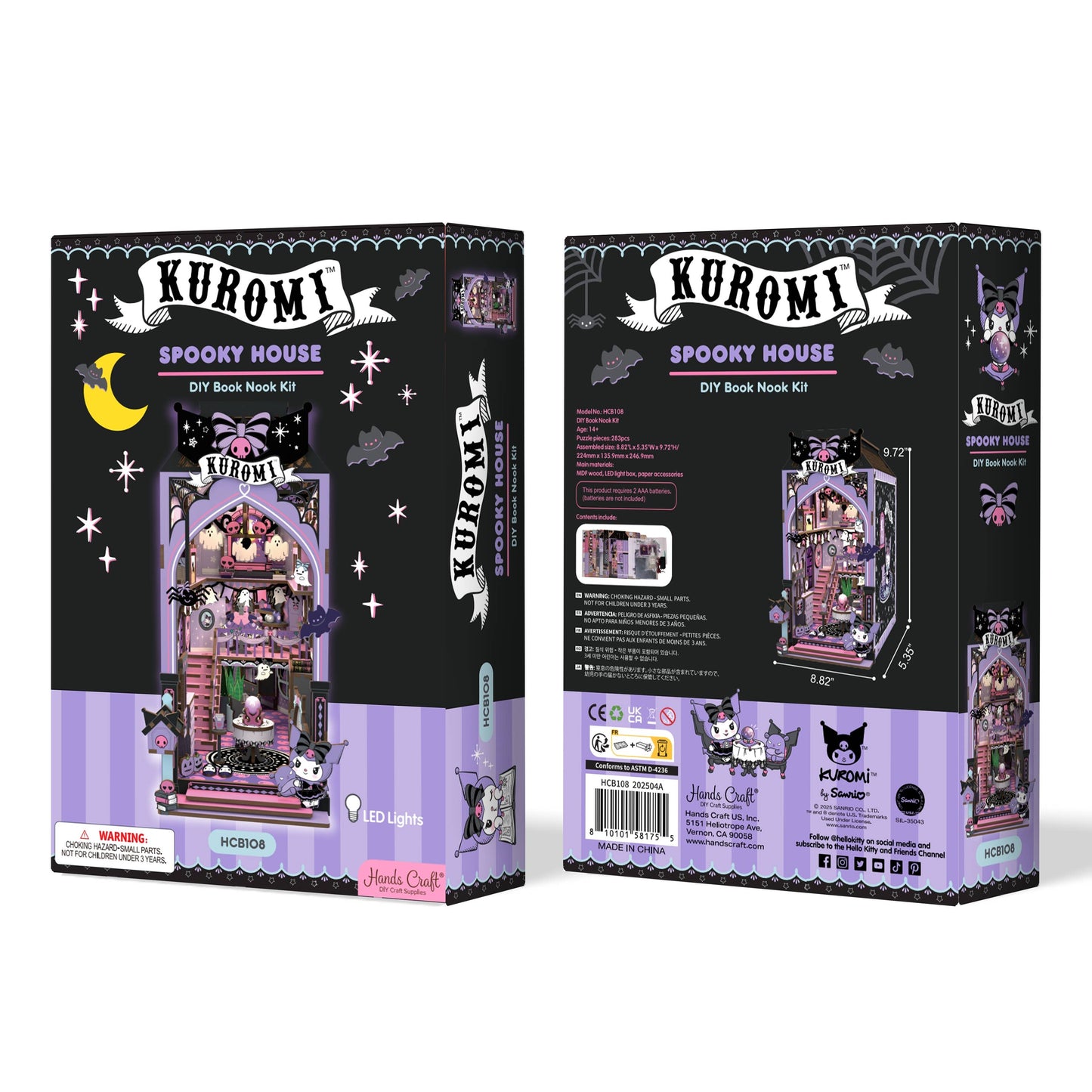 Kuromi Spooky House - DIY Book Nook Kit