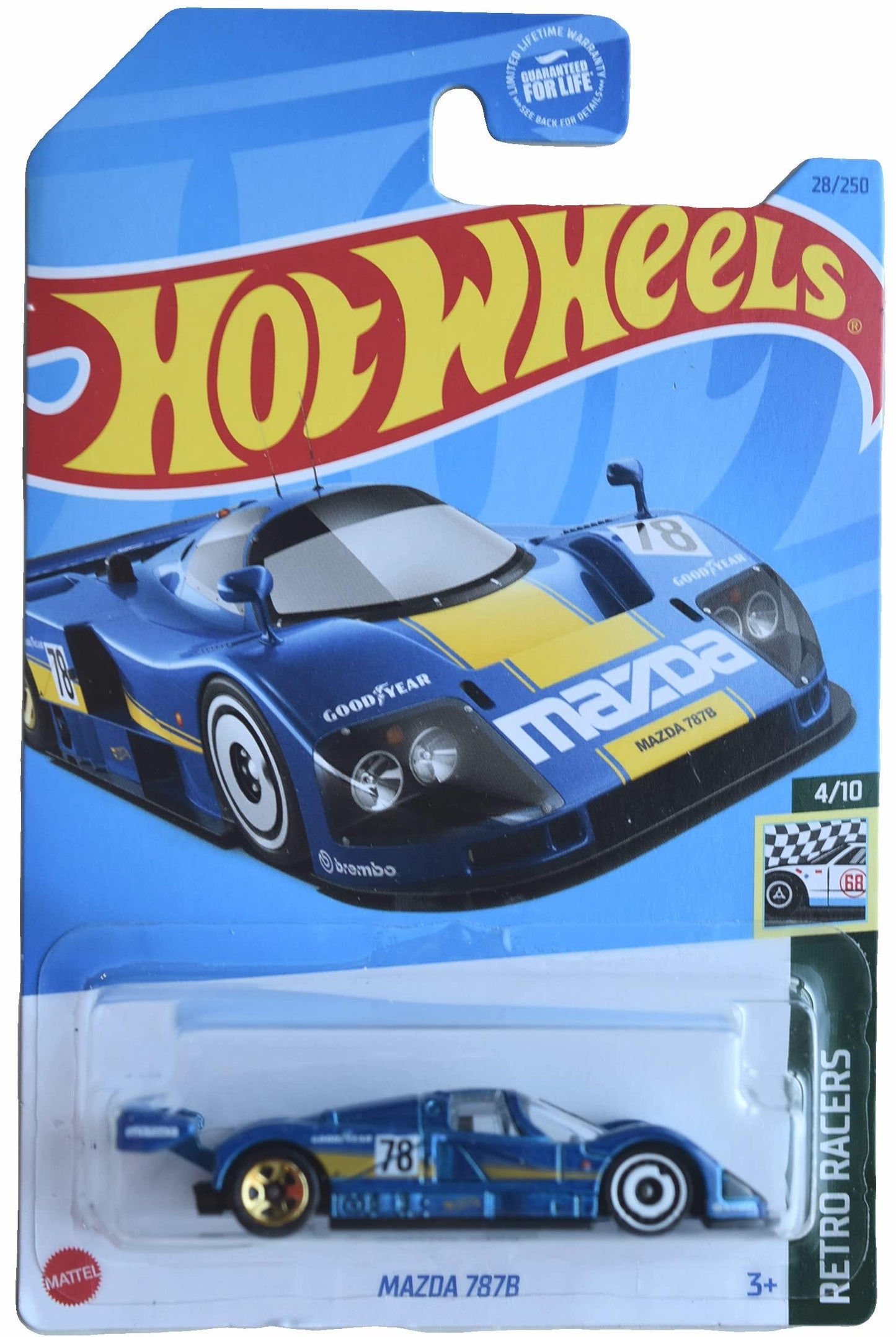 Hot Wheels Mazda 787B Retro Racers 28/250
