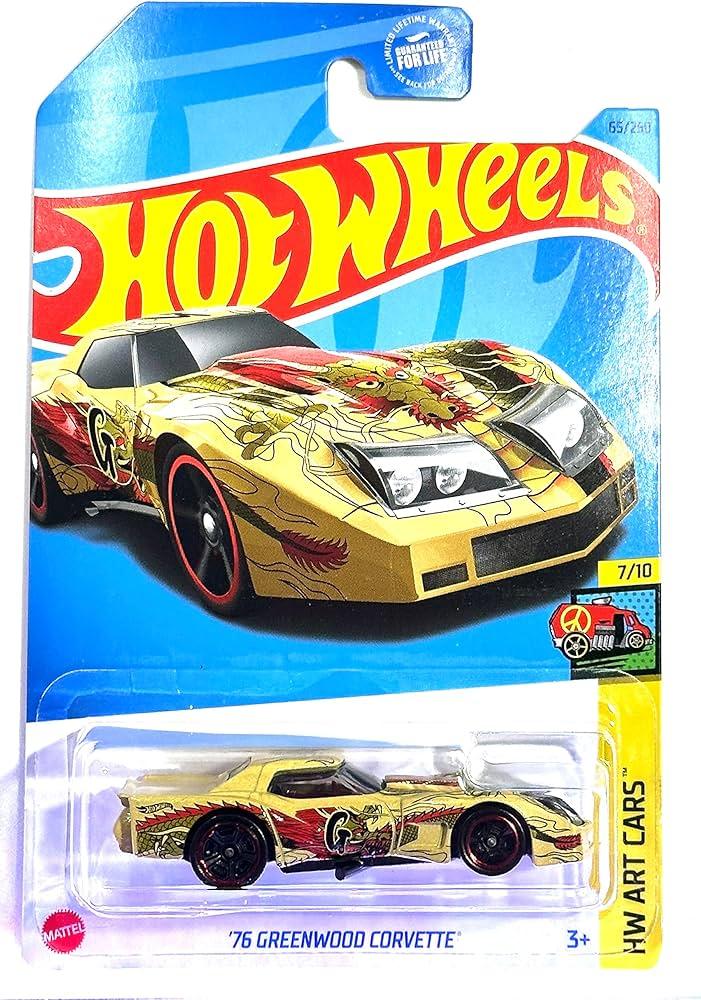 Hot Wheels '76 Greenwood Corvette HW Art Cars 65/250