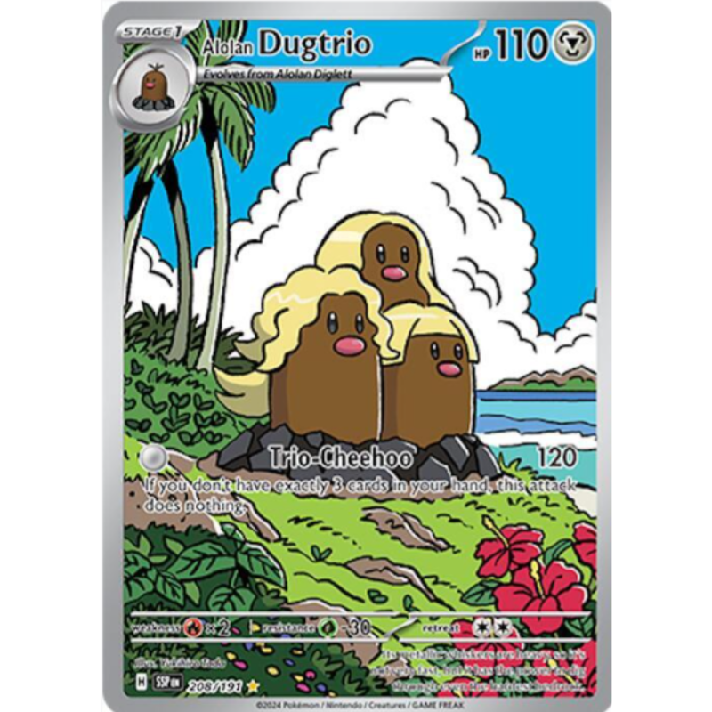 Alolan Dugtrio - Surging Sparks #208/191