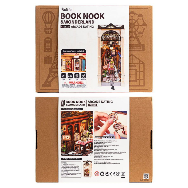 Arcade Dating Book Nook - Rolife DIY Miniature