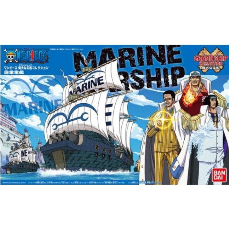 Bandai Hobby One Piece Grand Ship Collection Model Kit - #007 Marine Ship
