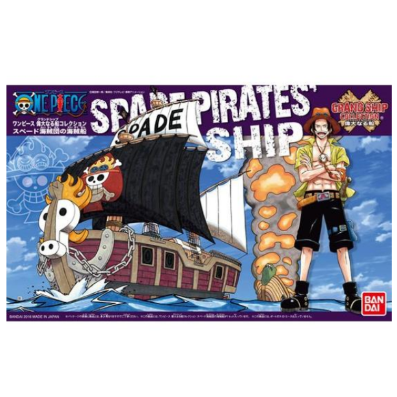 Bandai Hobby One Piece Grand Ship Collection Model Kit - Spade Pirates' Ship