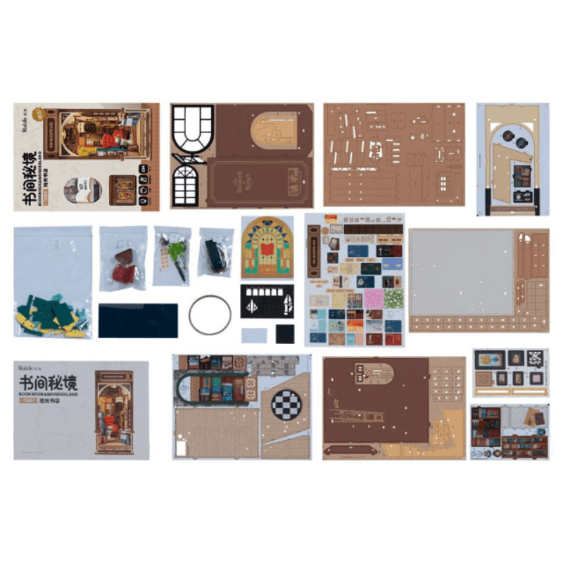 Bookstore Book Nook & Wonderland - Rolife DIY Miniature