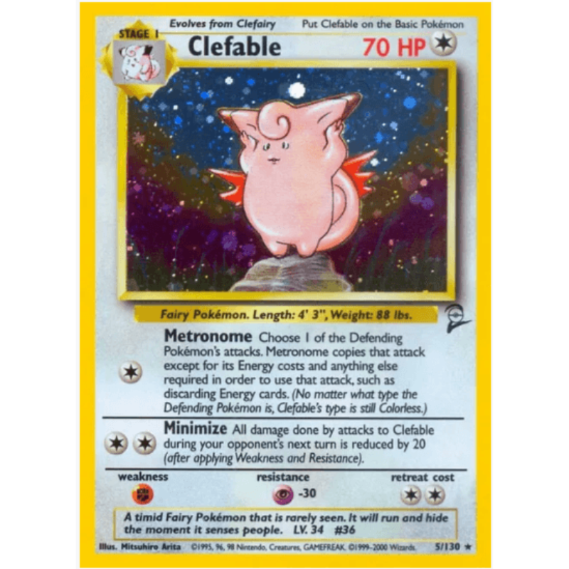 Clefable - Base Set 2 #005/130