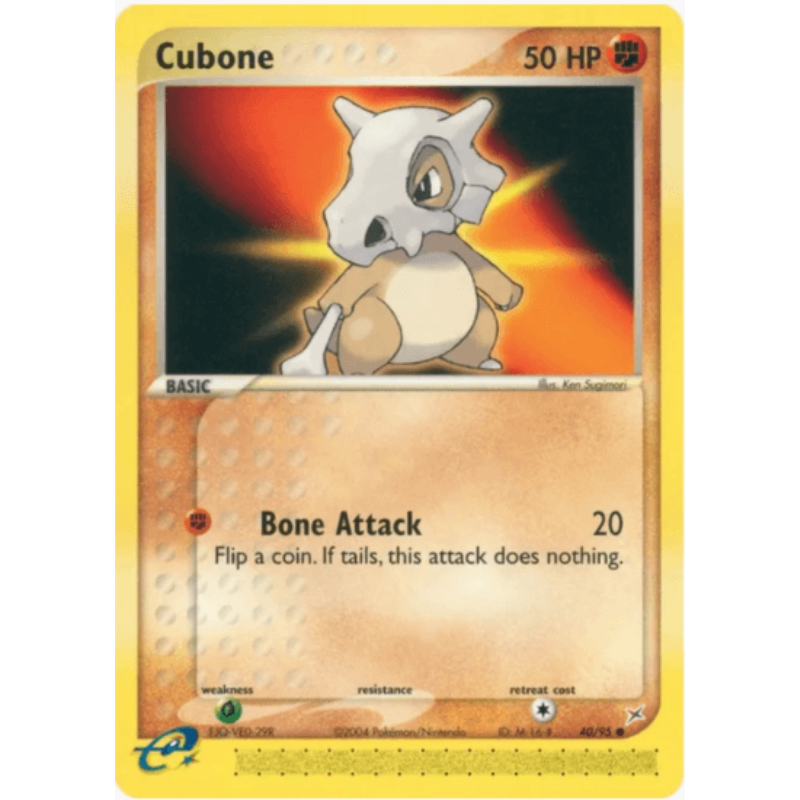 Cubone - Team Magma vs Team Aqua #40/95