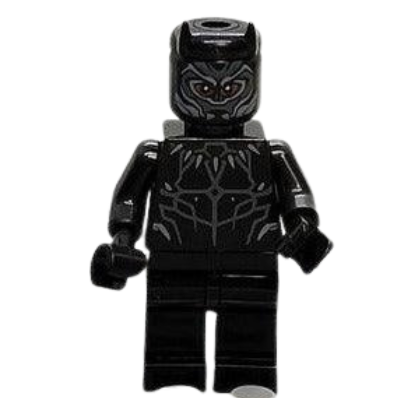 Custom Lego Compatible Black Panther Minifig
