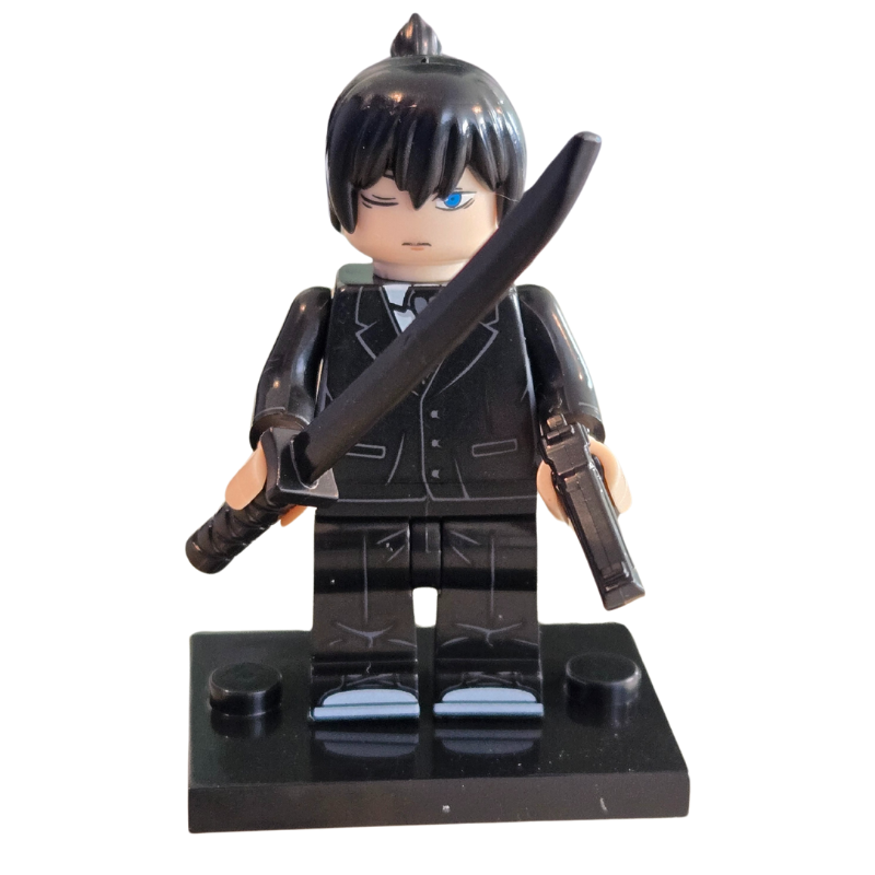 Custom Lego Compatible Chainsaw Man Aki Hayakawa Minifig