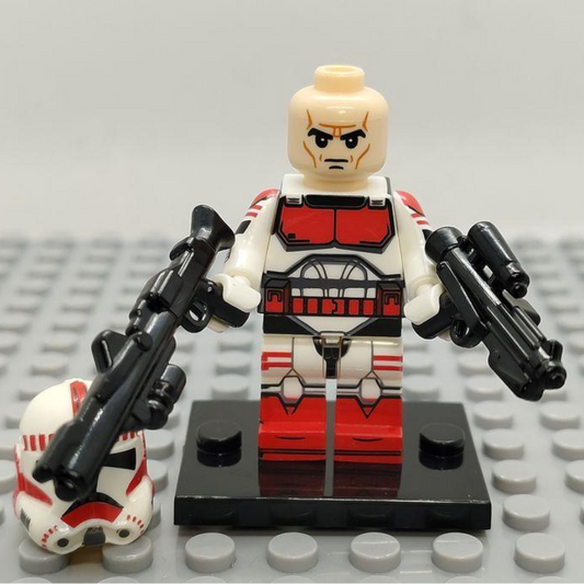 Custom Lego Compatible Coruscant Guard Clone Shock Trooper Minifig