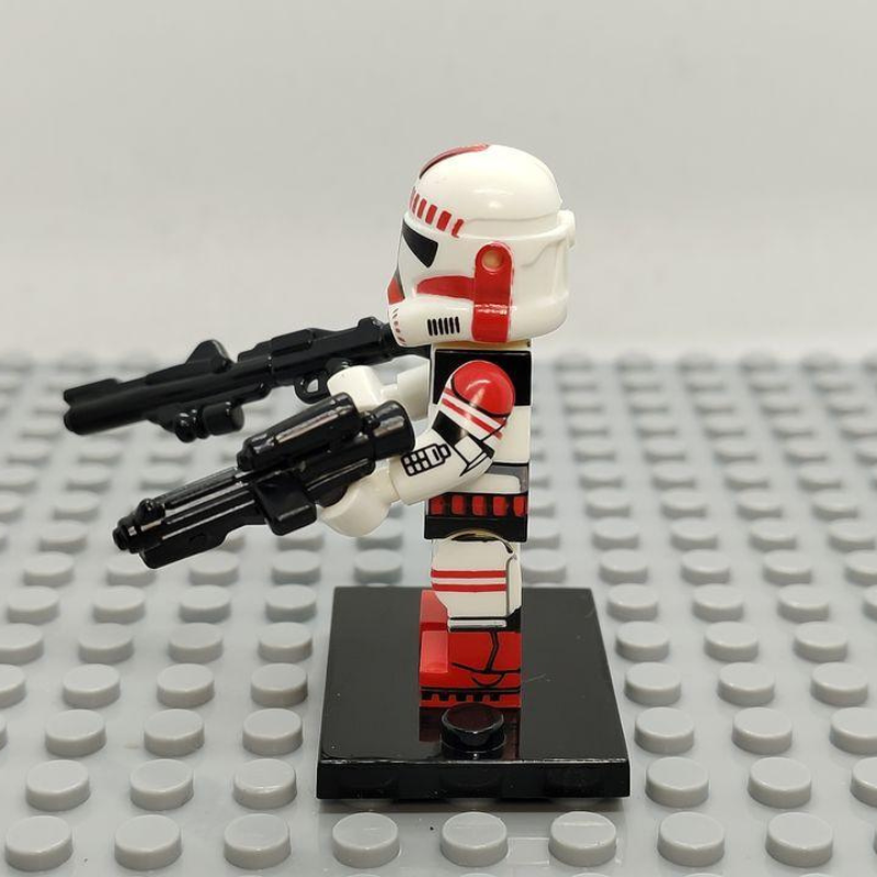 Custom Lego Compatible Coruscant Guard Clone Shock Trooper Minifig