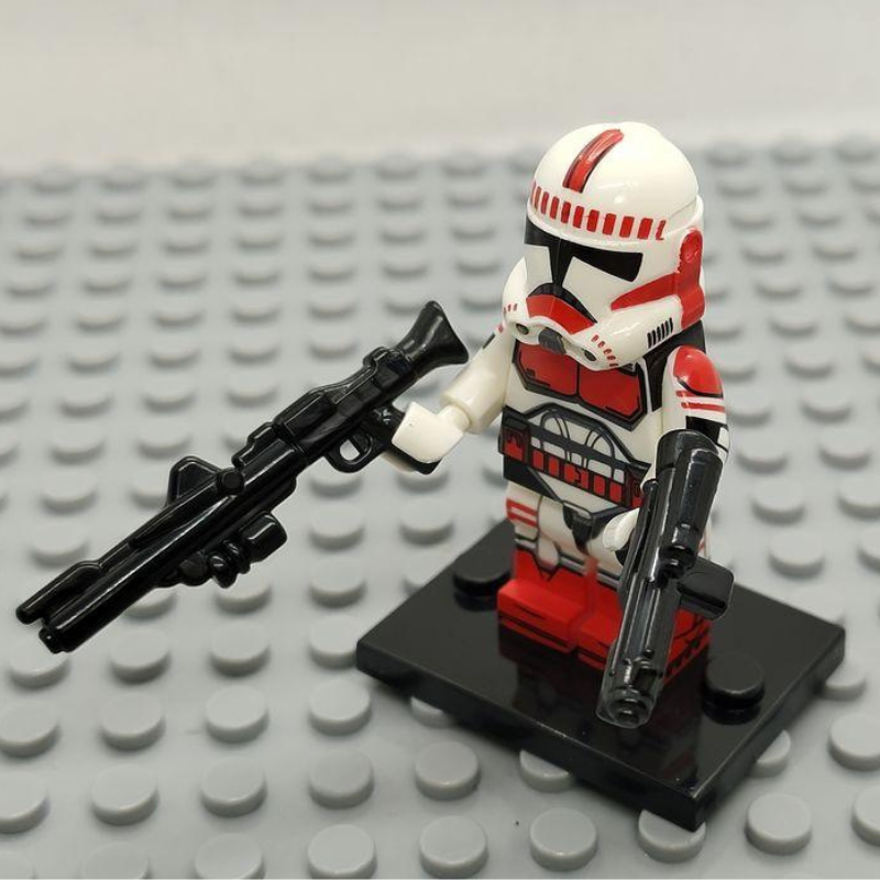Custom Lego Compatible Coruscant Guard Clone Shock Trooper Minifig