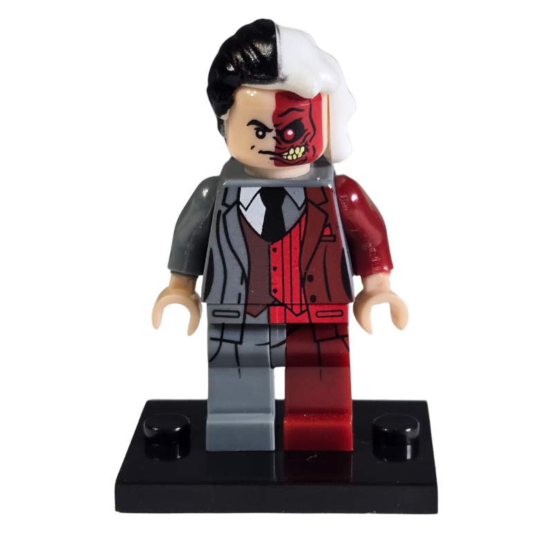 Custom Lego Compatible DC Two Face Minifig