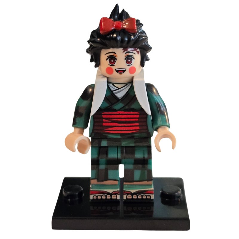 Custom Lego Compatible Demon Slayer Tanjiro Kamado Geisha Minifig