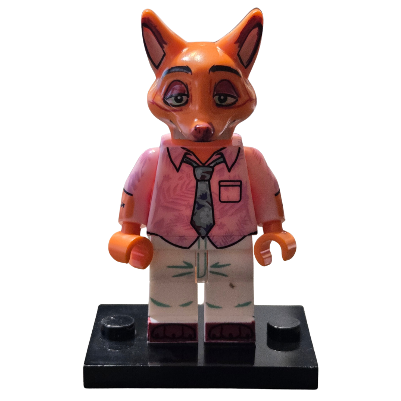 Custom Lego Compatible Disney's Zootopia Nick Wilde Minifig