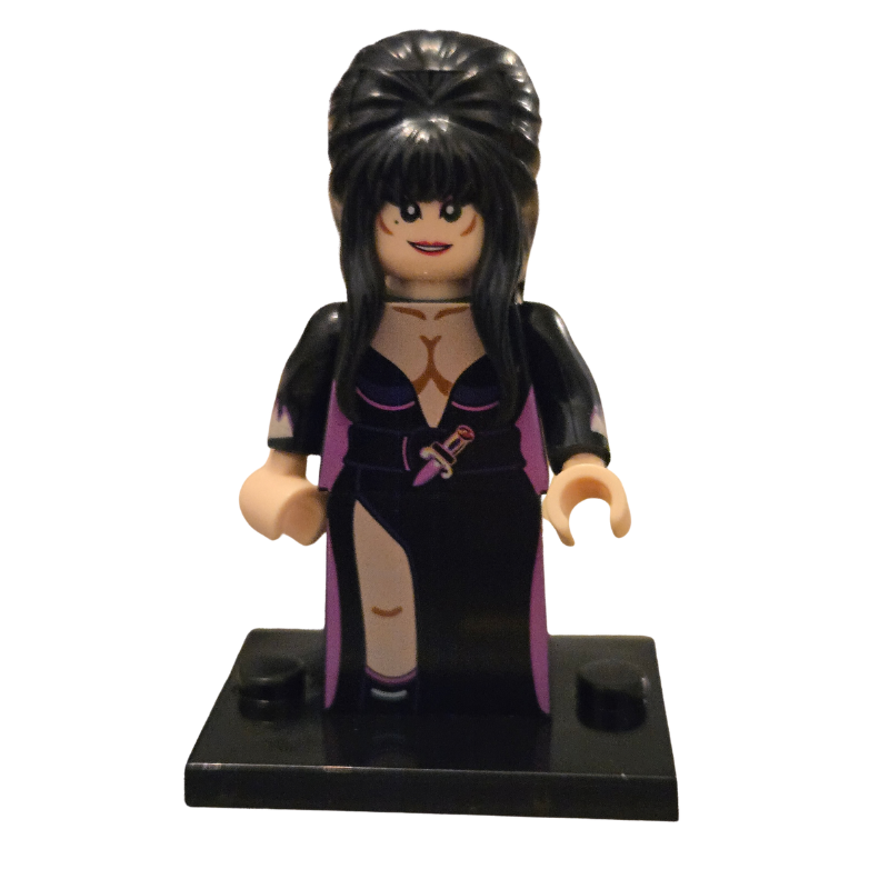 Custom Lego Compatible Elvira Mistress Of The Dark Minifig