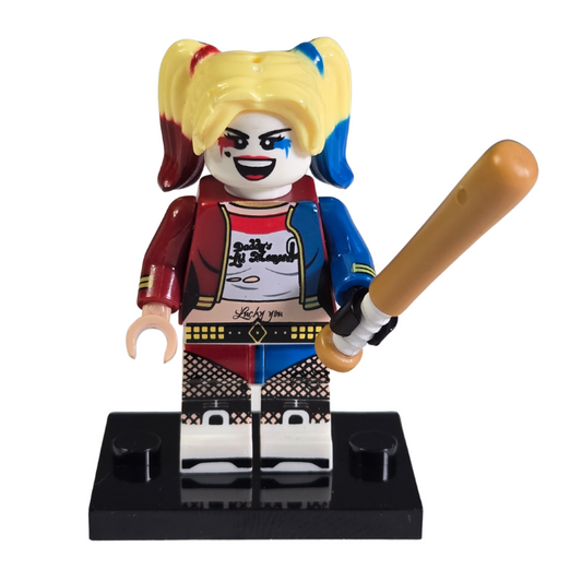 Custom Lego Compatible Harley Quinn Minifig