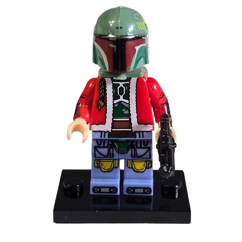 Custom Lego Compatible Holiday Boba Fett Minifig