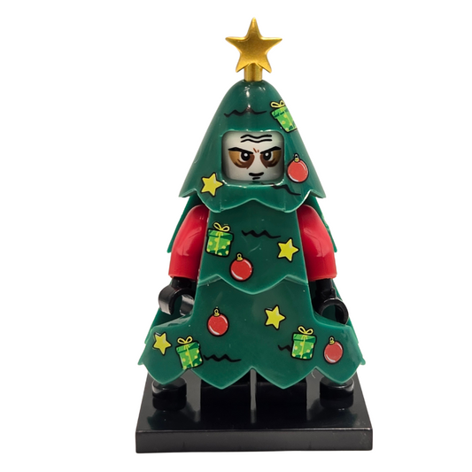 Custom Lego Compatible Holiday Darth Vader w/tree outfit Minifig