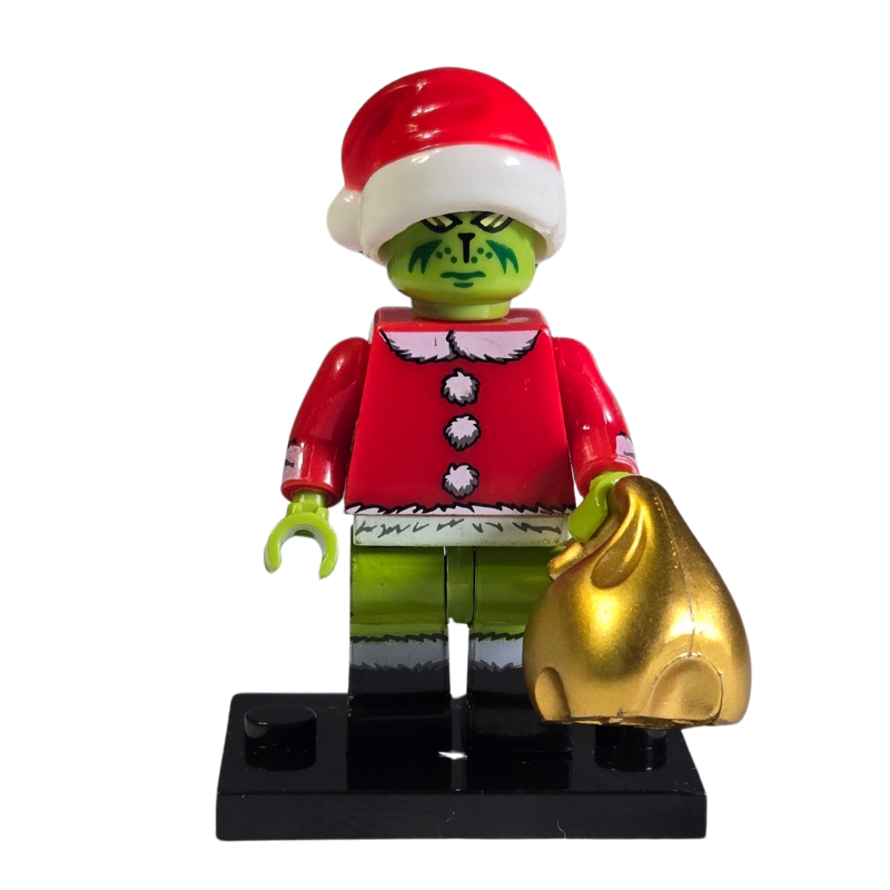 Custom Lego Compatible Holiday Grinch Minifig