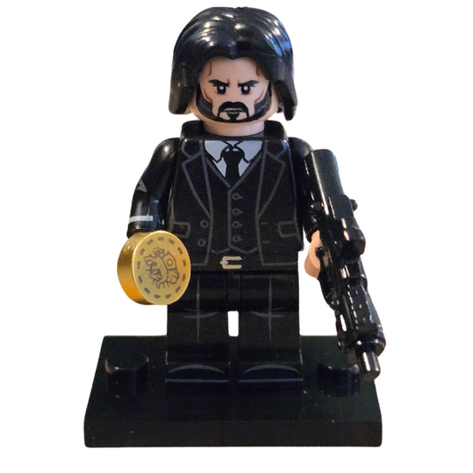 Custom Lego Compatible John Wick Minifig