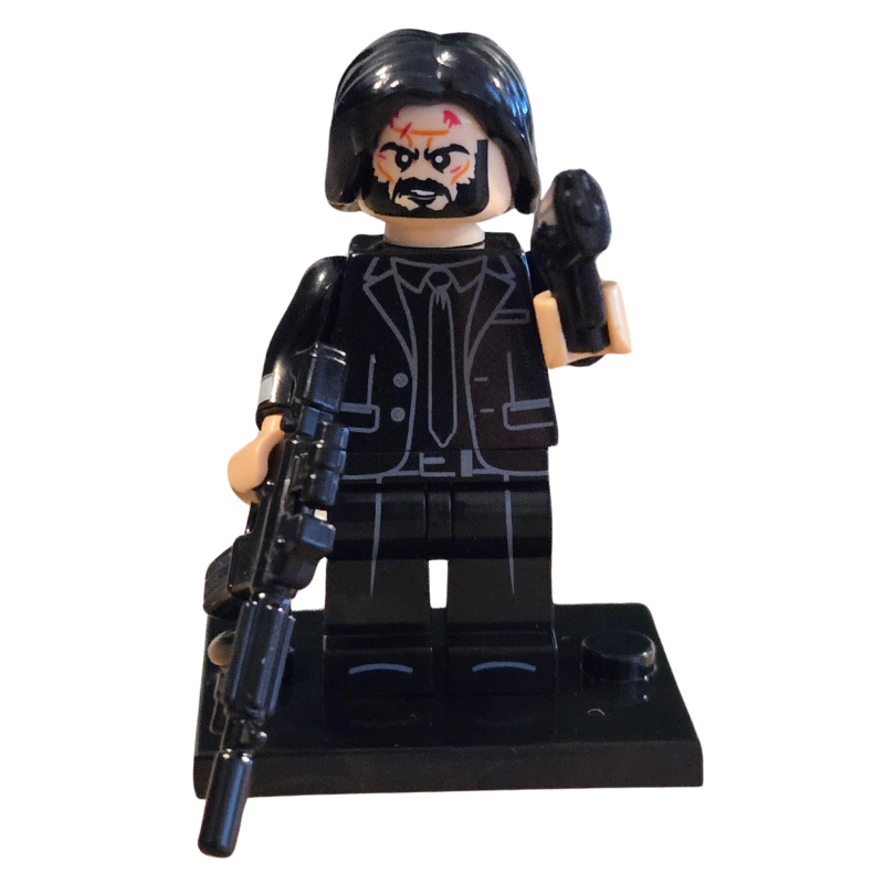 Custom Lego Compatible John Wick Minifig