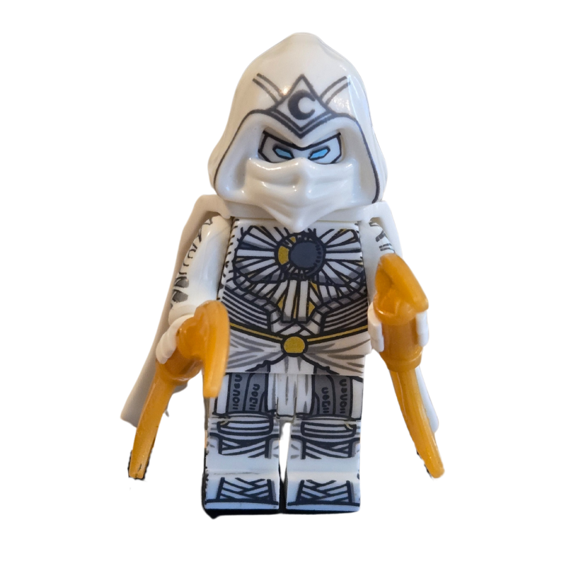 Custom Lego Compatible Moon Knight Minifig