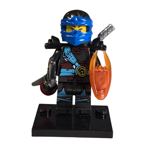 Custom Lego Compatible Ninjago Jay Minifig black pants