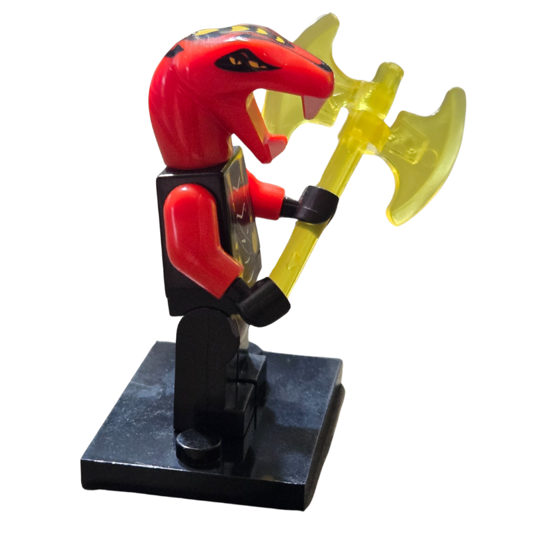 Custom Lego Compatible Ninjago Red Snake Minifig