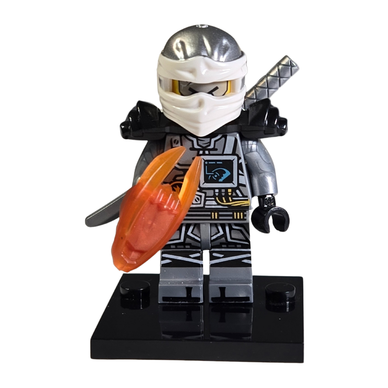 Custom Lego Compatible Ninjago Zane Minifig
