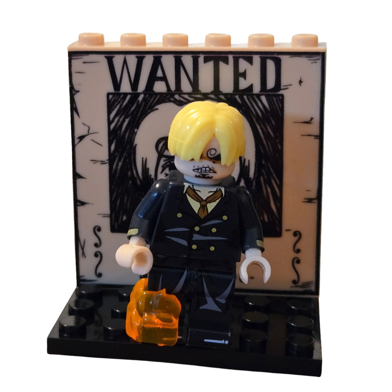 Lego-kompatible One Piece Vinsmoke Snaji Custom-Minifigur