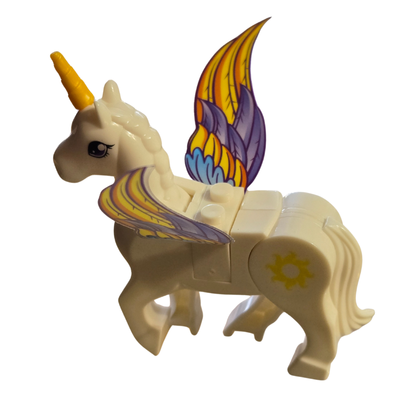 Custom Lego Compatible Pegasus Unicorn Minifig