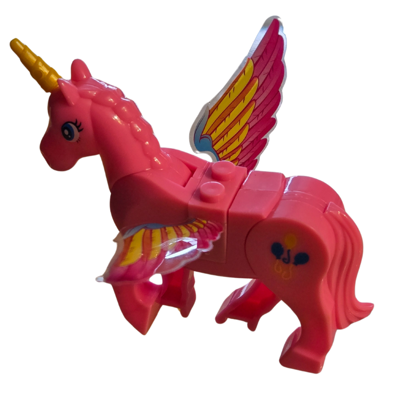 Custom Lego Compatible Pegasus Unicorn Minifig