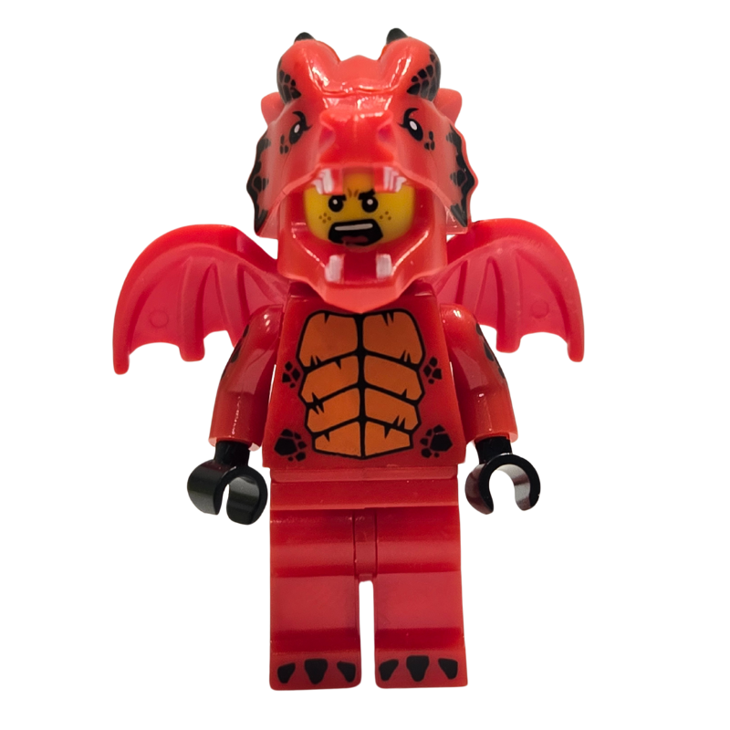 Custom Lego Compatible Red Dragon Costume Minifig