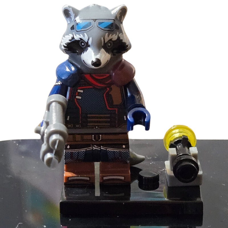 Custom Lego Compatible Rocket Racoon Minifig