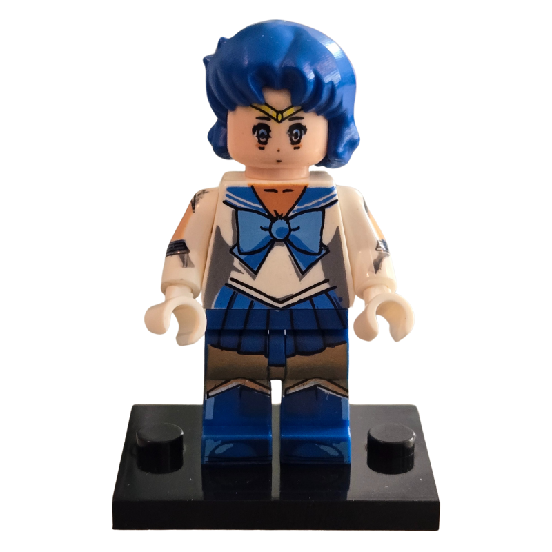Custom Lego Compatible Sailor Mercury Minifig