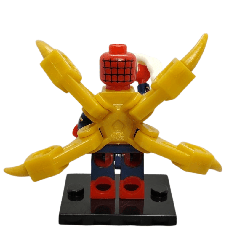 Custom Lego Compatible Spiderman with Iron Spider Legs Minifig