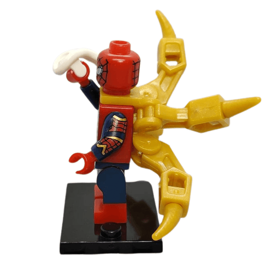 Custom Lego Compatible Spiderman with Iron Spider Legs Minifig