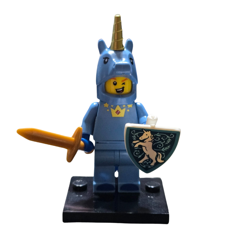 Custom Lego Compatible Unicorn Knight Minifig
