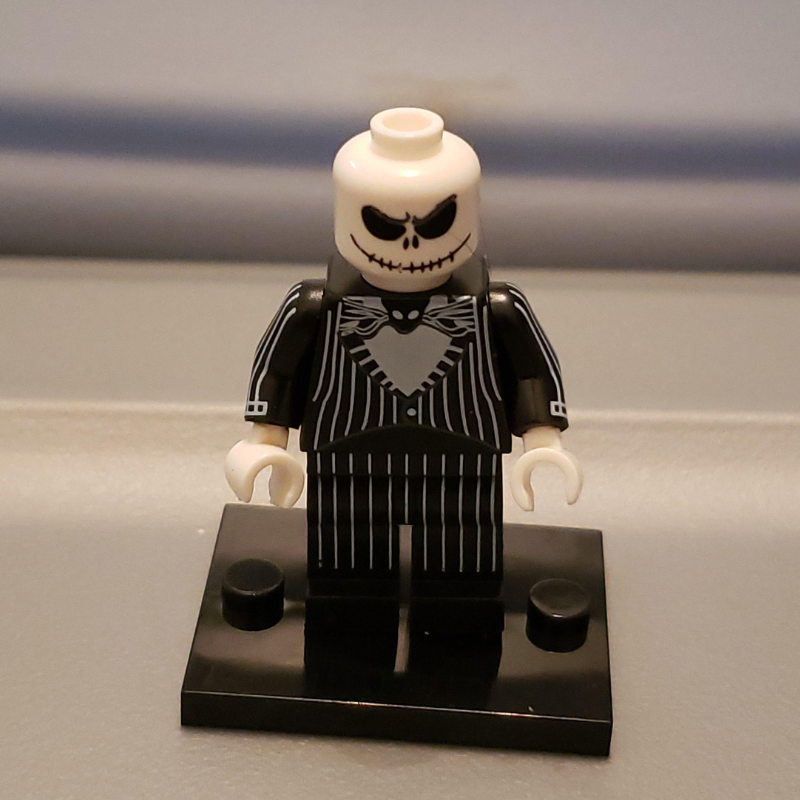 Custom Lego Compatible jack Skellington Minifig