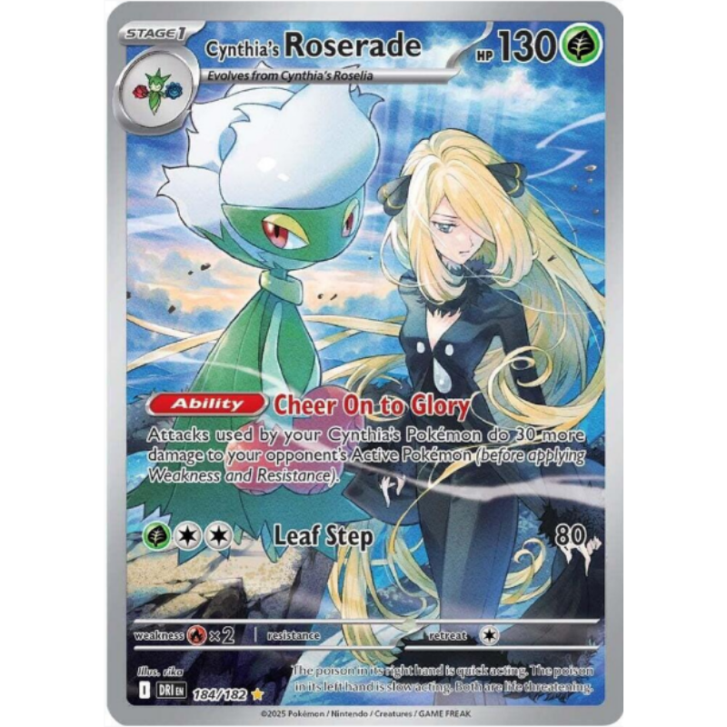 Cynthia's Roserade - Destined Rivals #184/182
