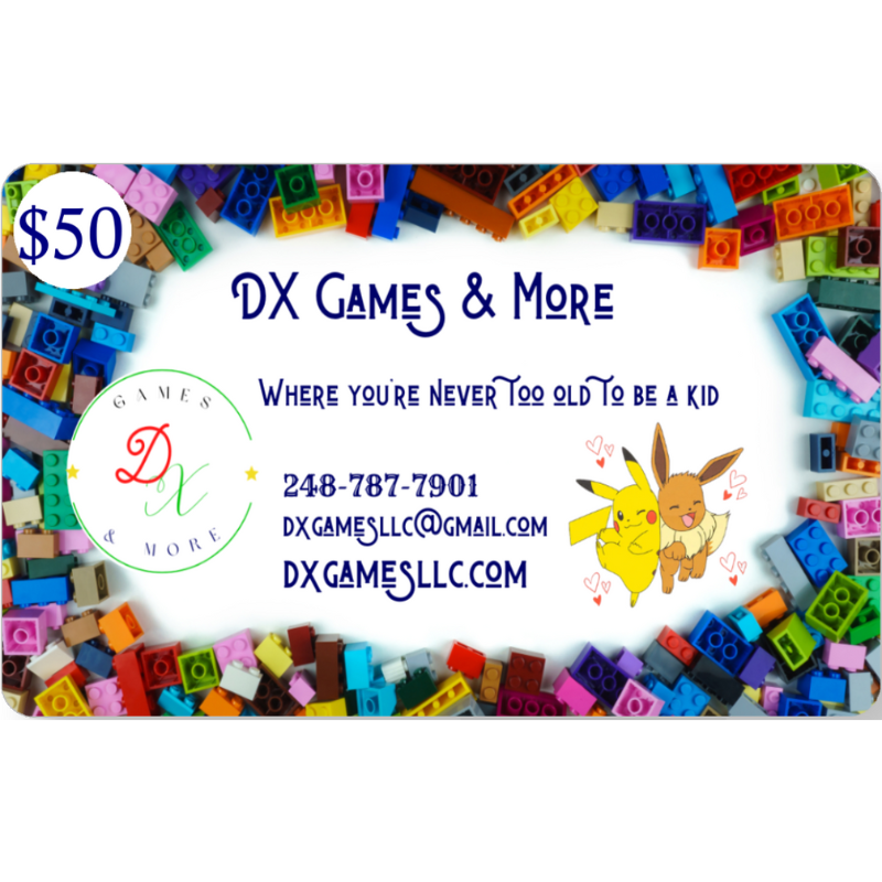 DX Games & More LLC E-Gift Card
