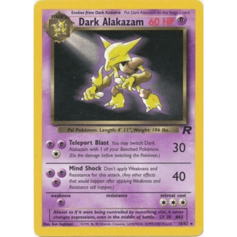 Dark Alakazam - Team Rocket #18/82