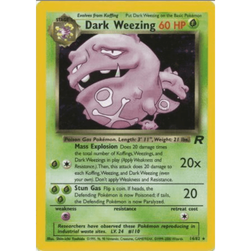 Dark Weezing - Team Rocket #14/82