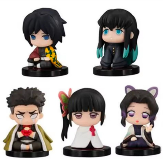 Demon Slayer Figurines - set of 5 - 2"