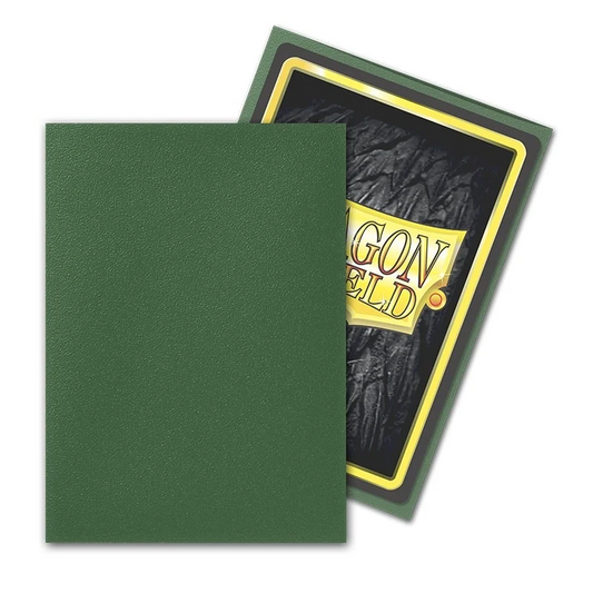 Dragon Shield Sleeves: Standard Matte - Forest Green (100)